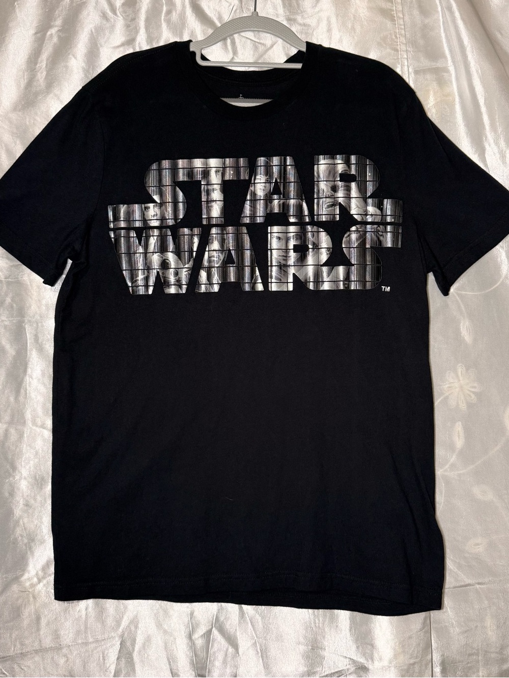 Disney Star Wars Men's Black Graphic Logo Tee size L